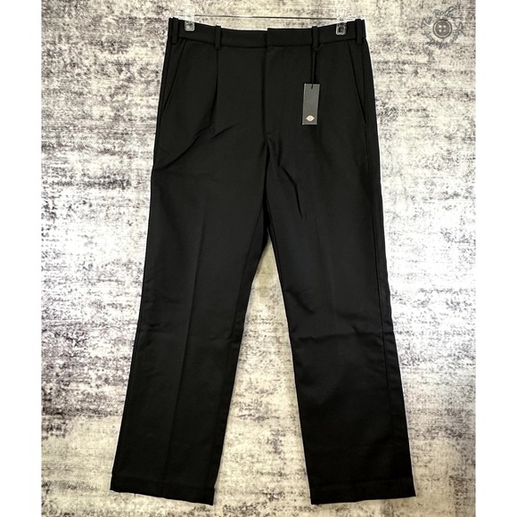 NWT - Dickies Dress Work Pant - Black - Men's 34x32 - WPR66BKX - Picture 1 of 12